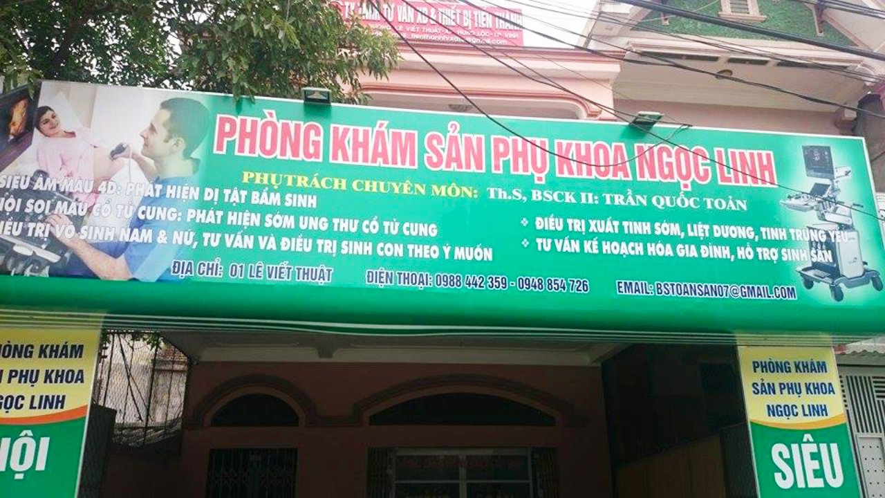 Địa chỉ phòng khám Ngọc Linh tại Vinh