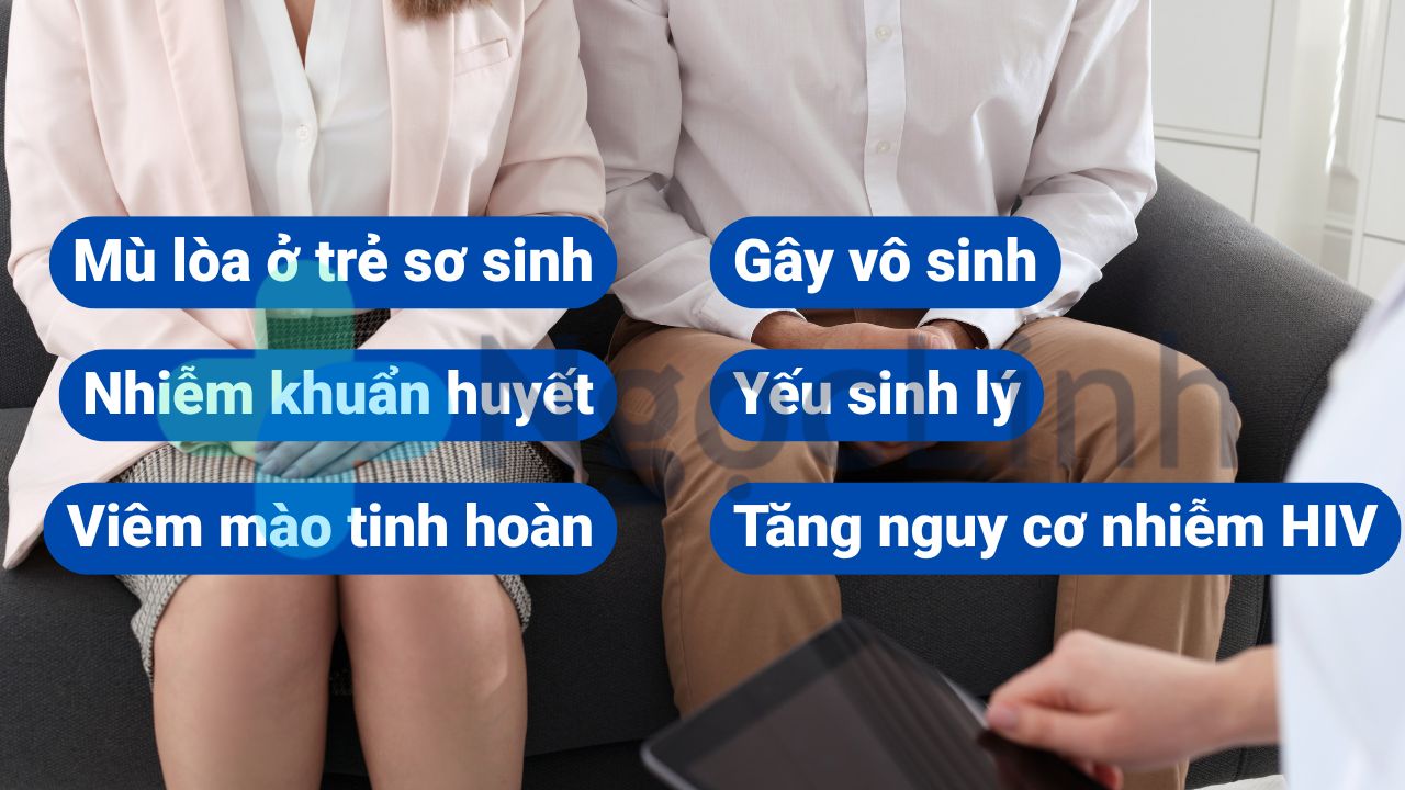 Điều trị bệnh lậu ở Vinh - hậu quả của bệnh lậu