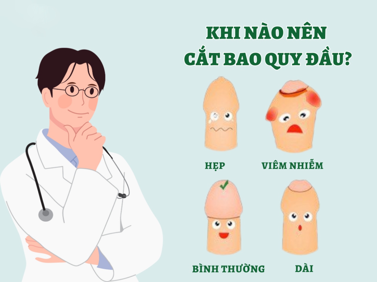 Khi nào nên cắt bao quy đầu?